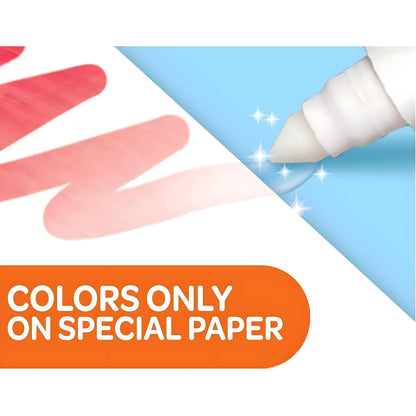 Capa Crayola Color Wonder Animais da Quinta com vaca, cabra, vitela, quinta e canetas coloridas