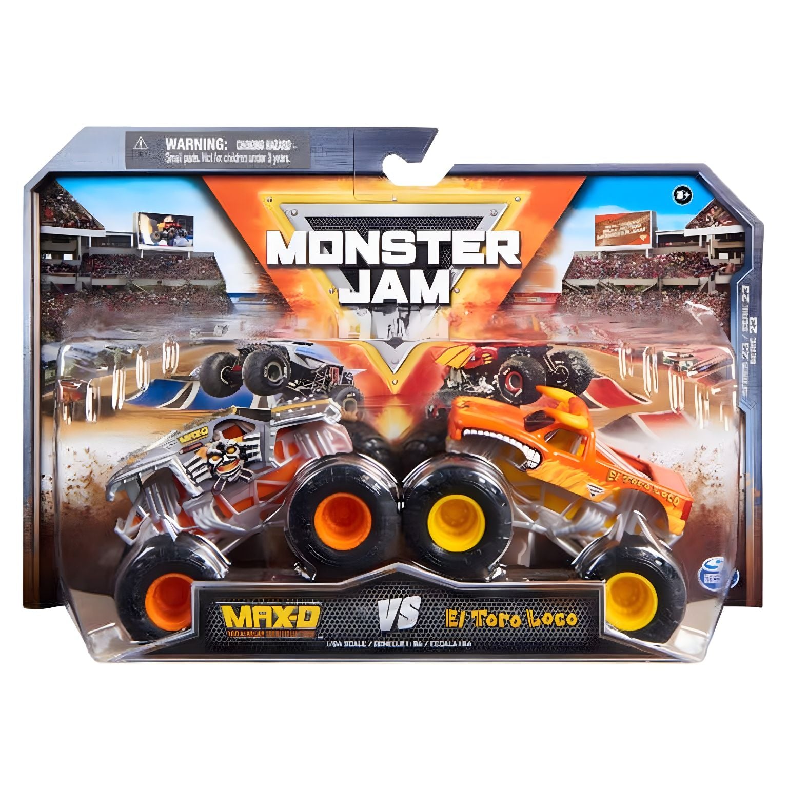 Conjunto Monster Jam - Max D vs El Toro Loco