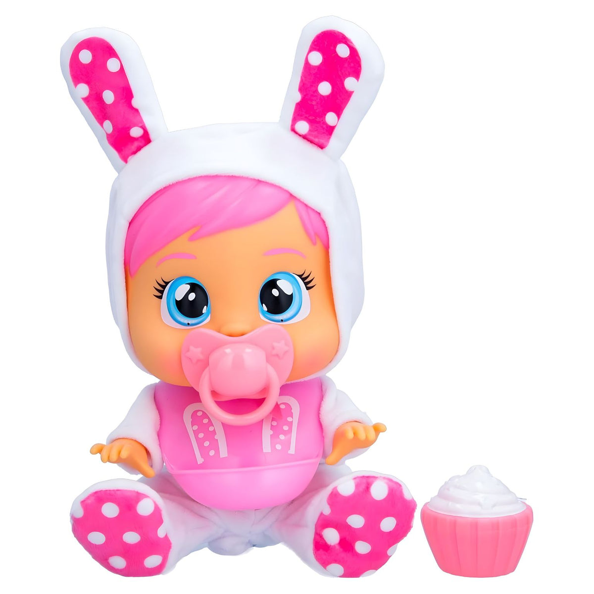 Cry Babies Loving Care Coney com chupeta e acessórios de brincadeira