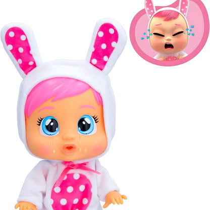 Cry Babies Loving Care Coney com acessórios para brincar ao faz-de-conta