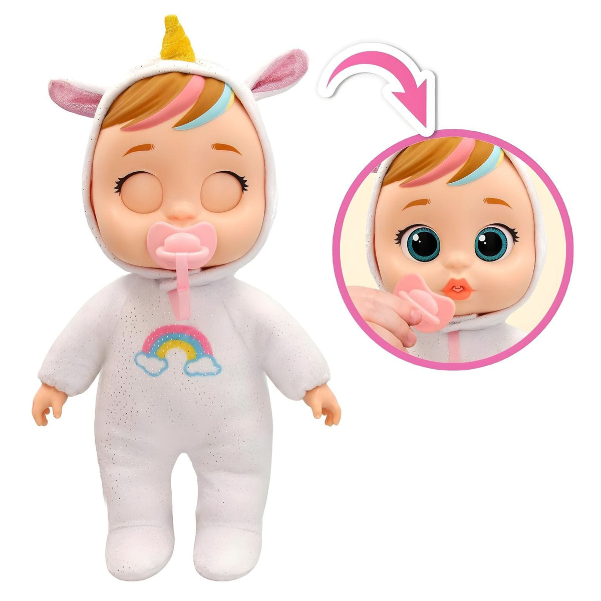 Cry Babies Real Love Dreamy – boneca interativa para brincadeiras de cuidado