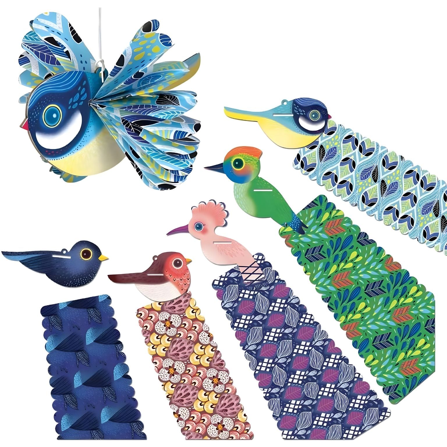 Dobragem em leque - Aves do campo