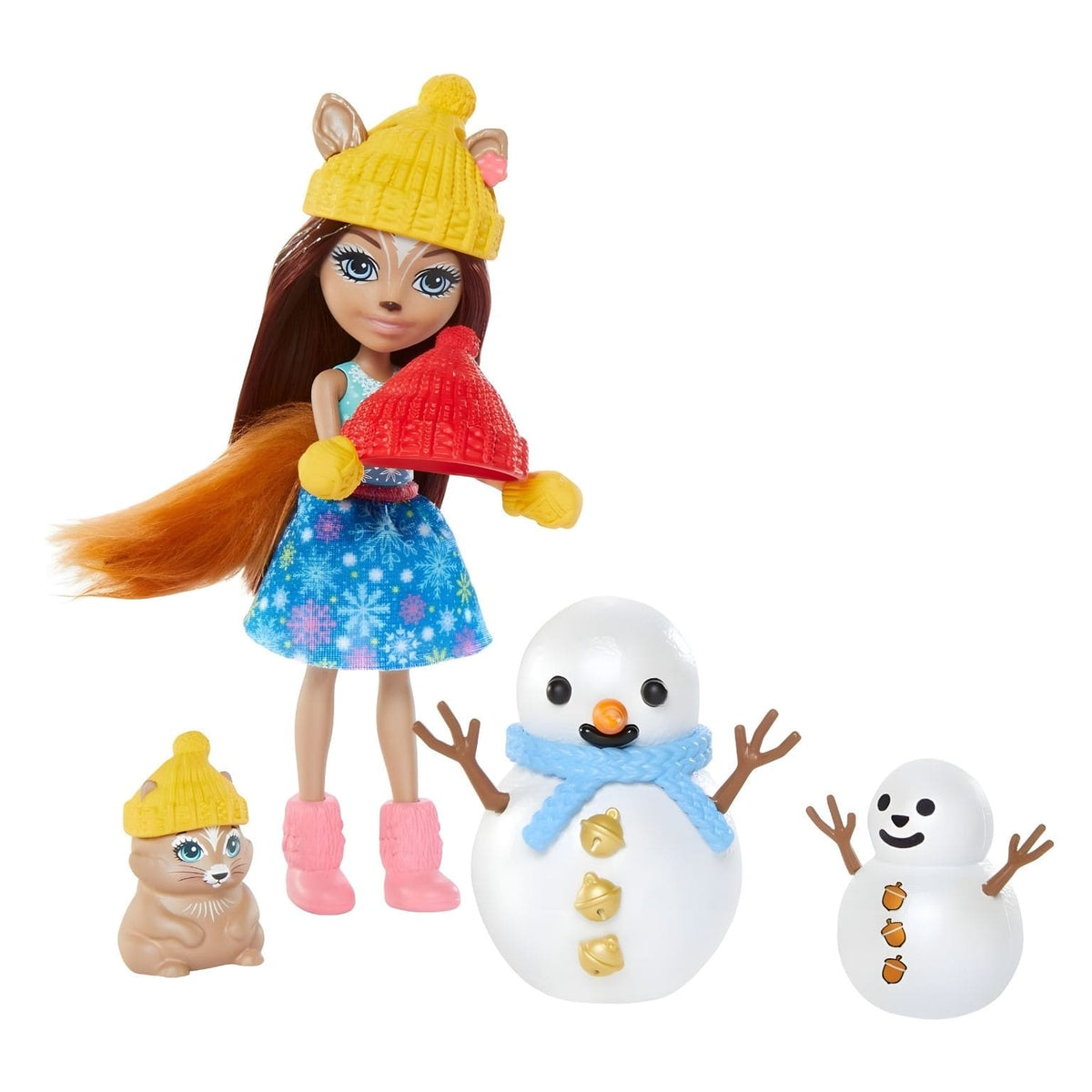 Conjunto Enchantimals Sharlotte Squirrel e Walnut GNP16