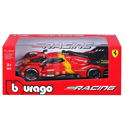 Ferrari 499P Winner 24H Le Mans 2023 na caixa Bburago Racing