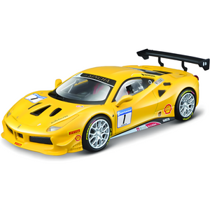 carro de brincar Ferrari Racing 488 Challenge Amarelo 1/43