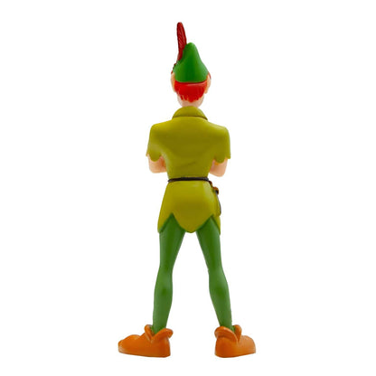 Figura de borracha Peter Pan vista de costas