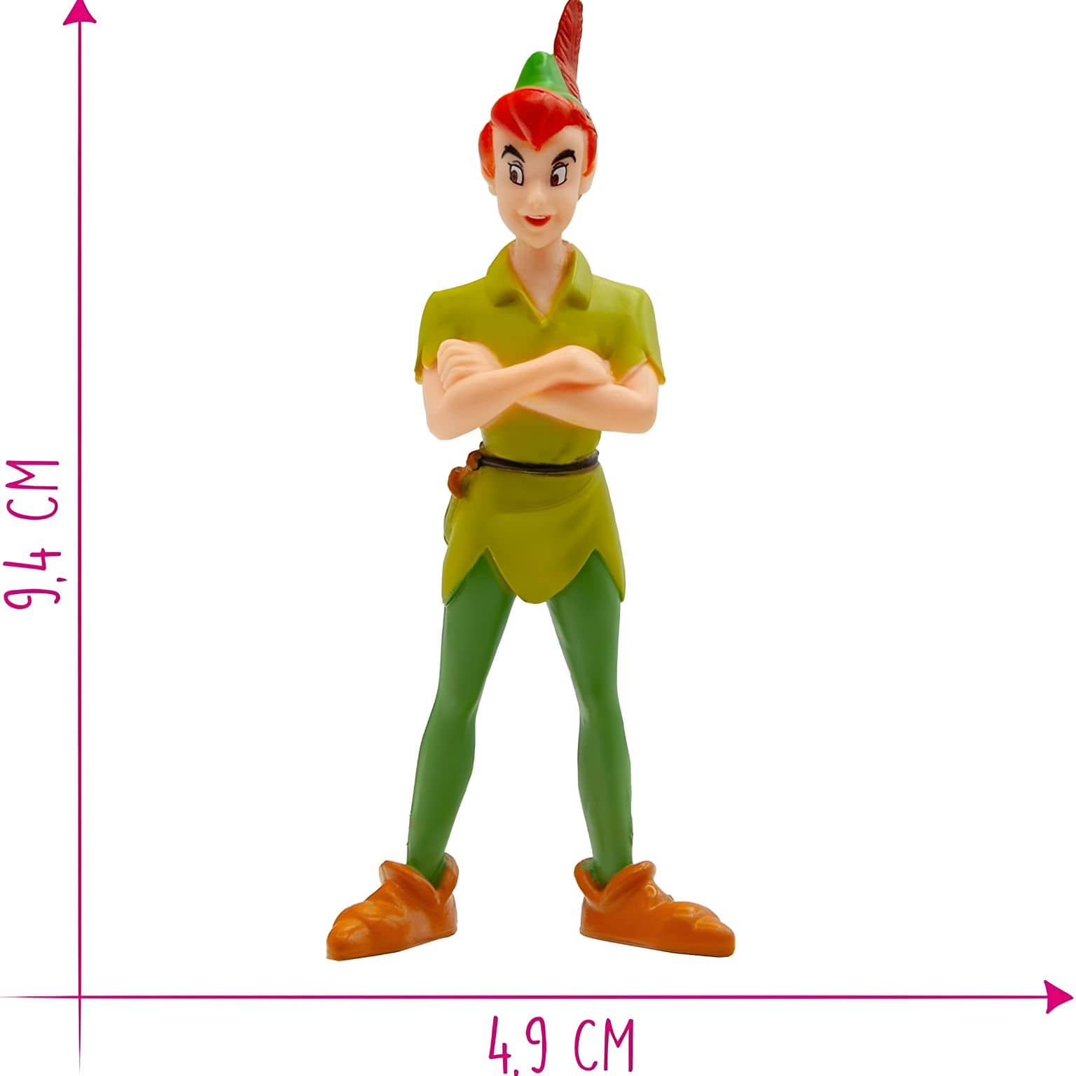 Figura Disney Peter Pan para coleção e brincadeiras imaginativas