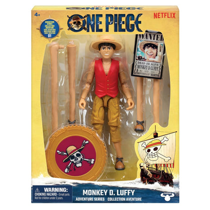 Figura One Piece Luffy para coleção e aventuras de anime