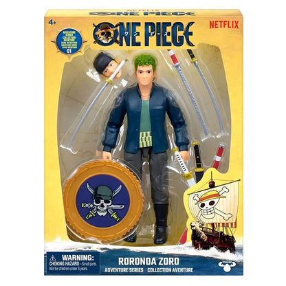 Figura One Piece Zoro para coleção e brincadeiras de aventura anime
