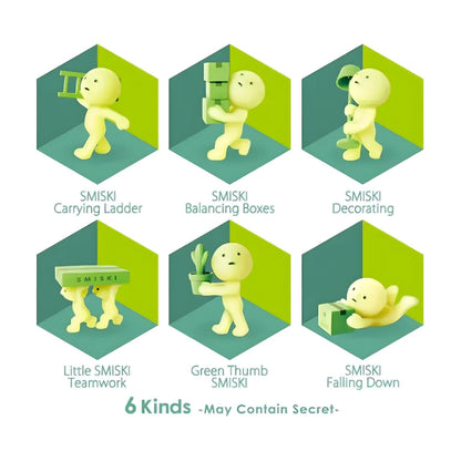 Blind box Figura Smiski em movimento surpresa