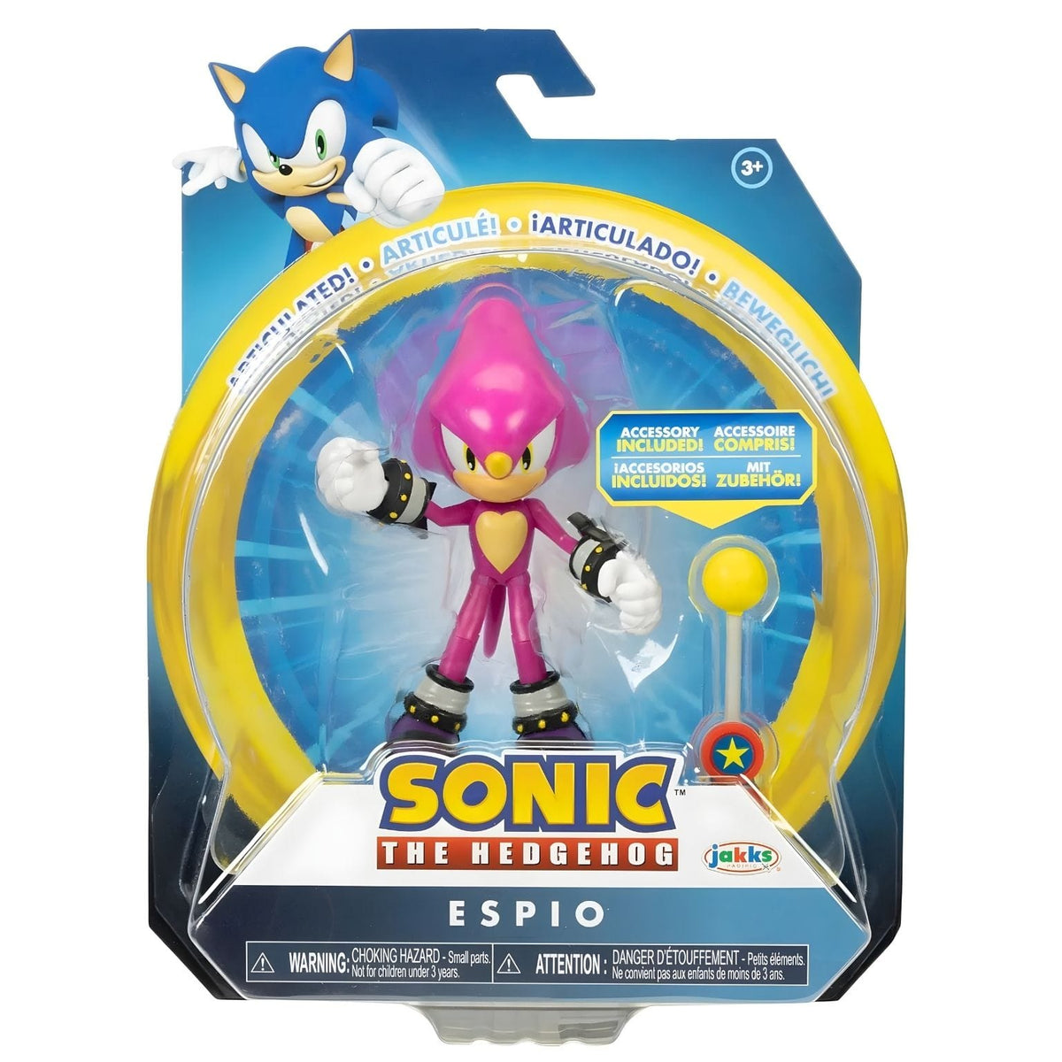 Figura Sonic Espio da Jakks Pacific com checkpoint