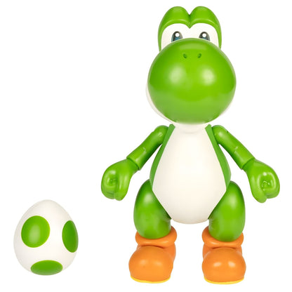 Figura Super Mario - Yoshi de frente com ovo de manchas verdes