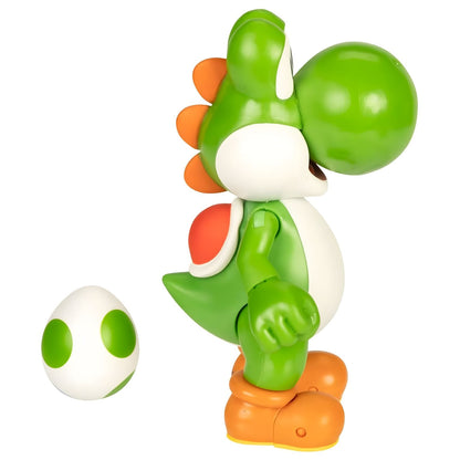 Figura Super Mario - Yoshi de perfil ao lado do ovo