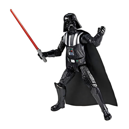 Figura Titan Star Wars Darth Vader com sabre de luz vermelho e capa preta