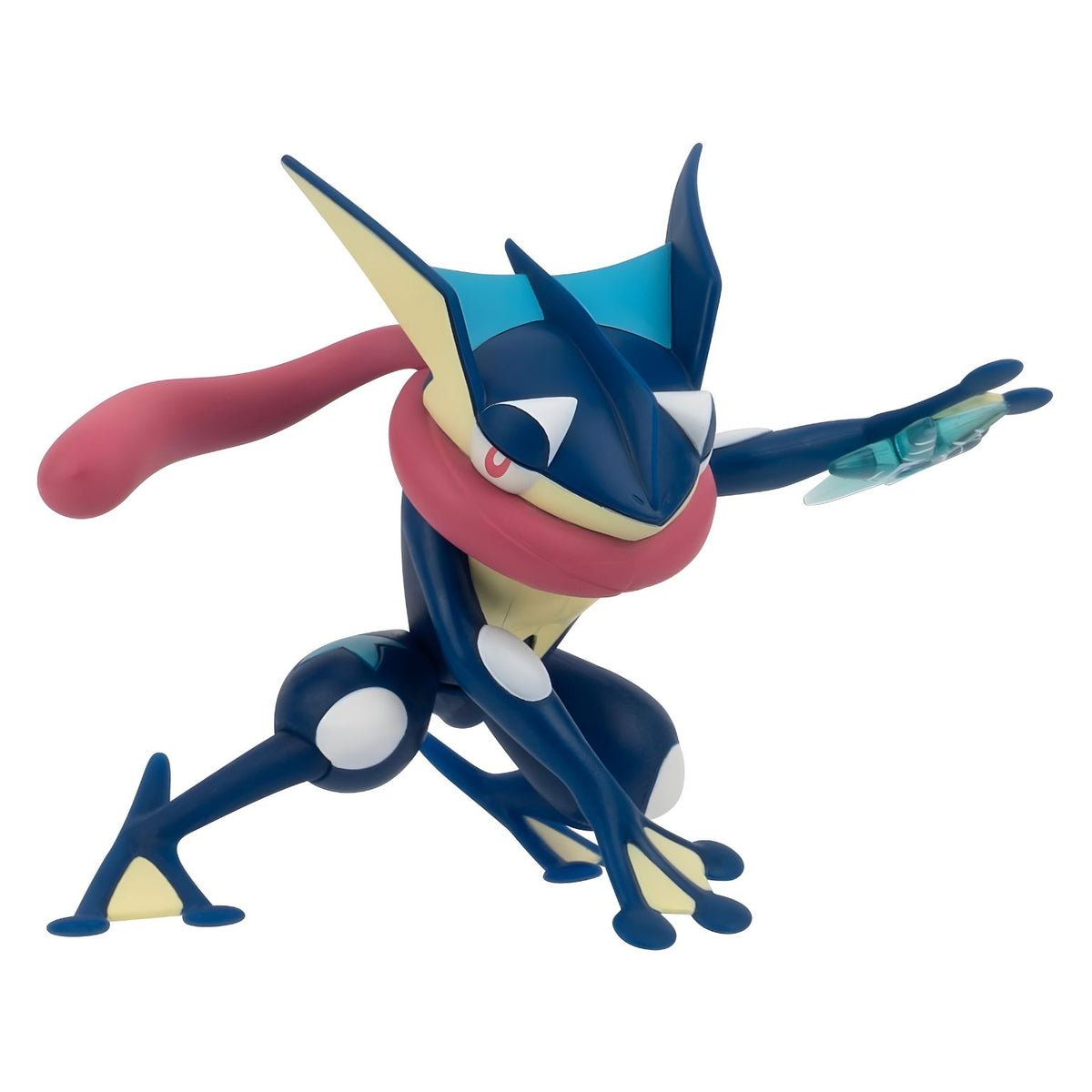 Figura Pokémon Greninja com ação de batalha