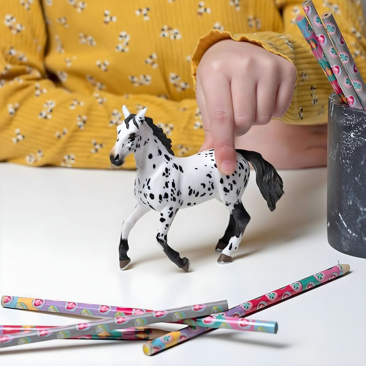 Figura de borracha Cavalo Appaloosa da Brincatoys.