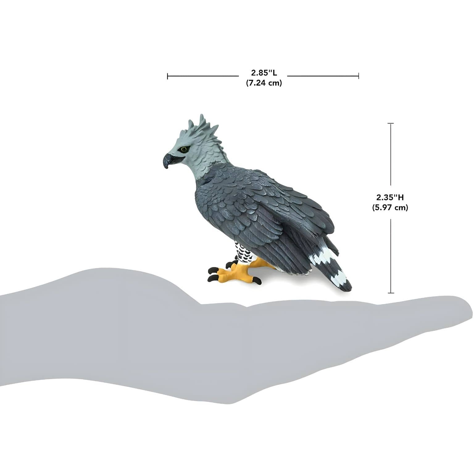 Figura de borracha Gavião-real vista adicional