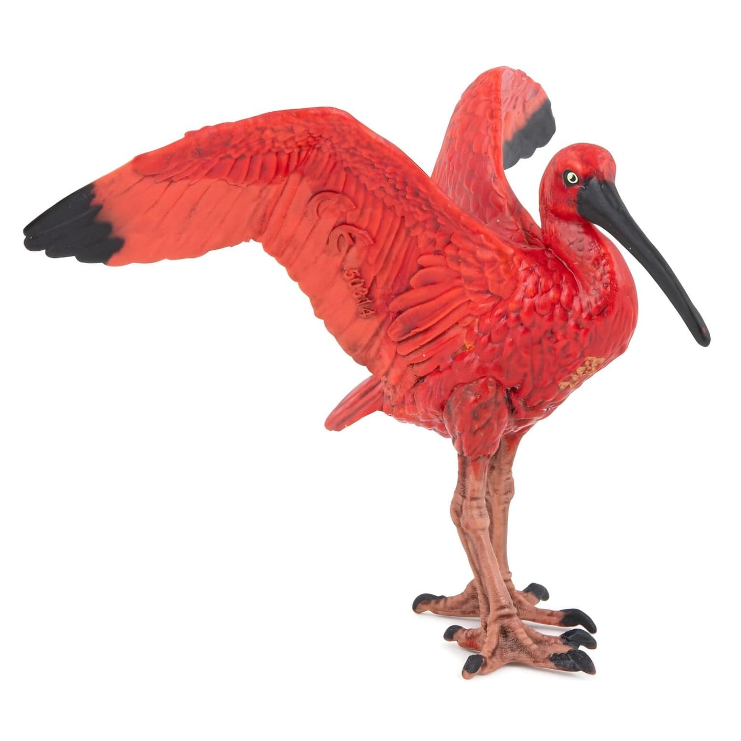 Figura de borracha Ibis-escarlate da Brincatoys.
