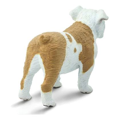 Figura de borracha Buldogue visto de trás