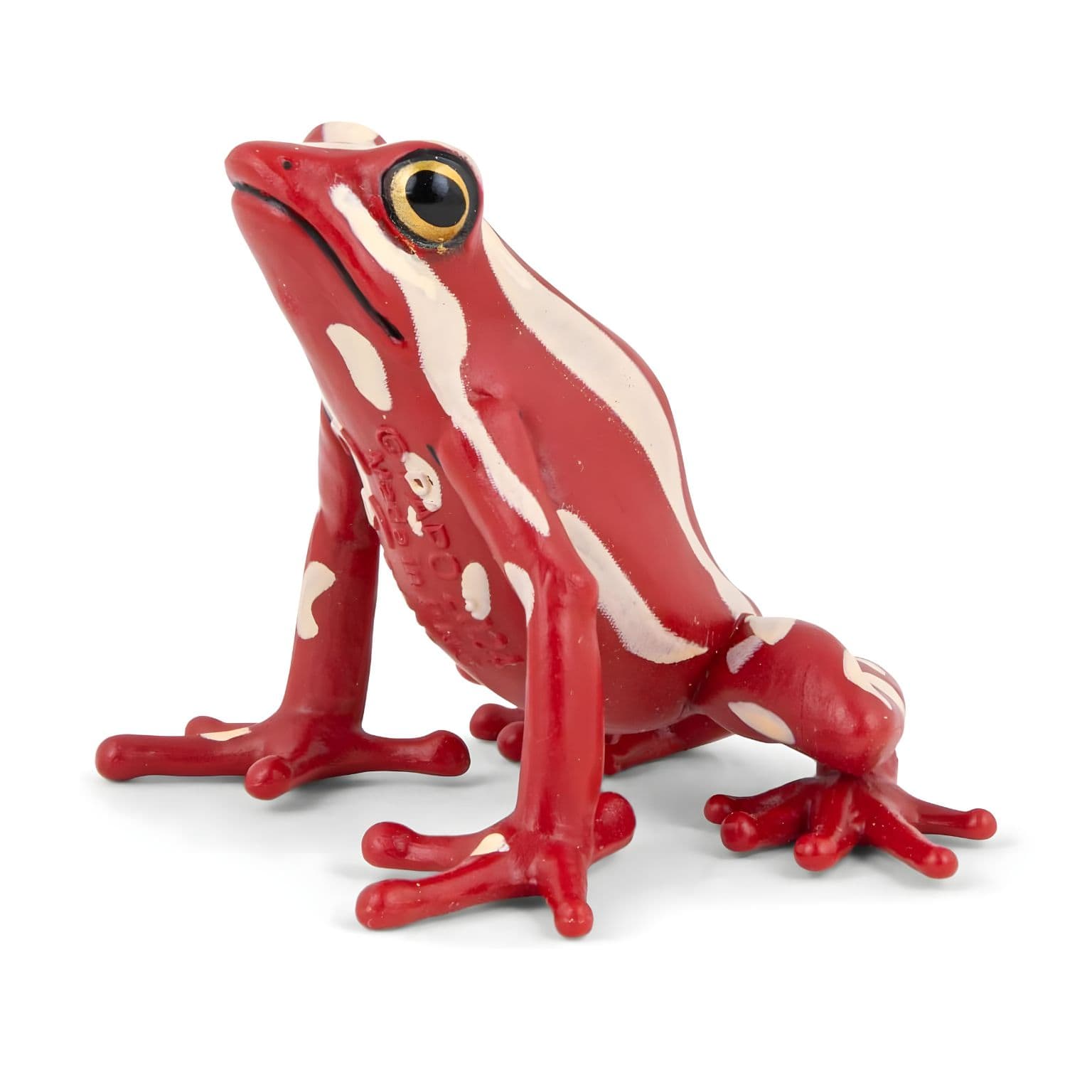 Figura de borracha Rã-de-seta-tricolor da Brincatoys.