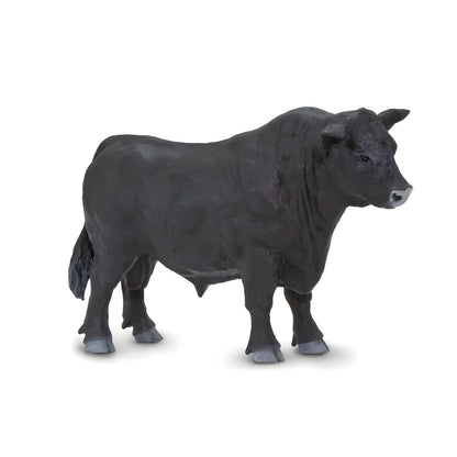 Figura de borracha Touro Angus virado para a direita