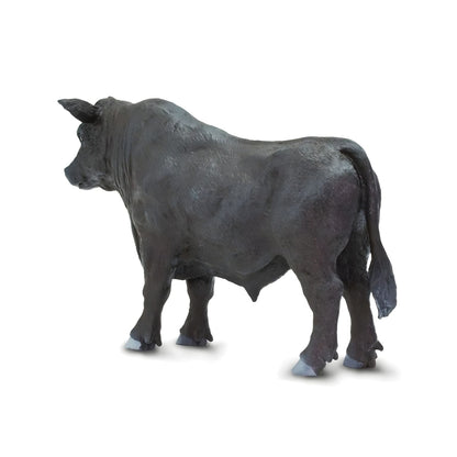 Figura de borracha Touro Angus visto de trás