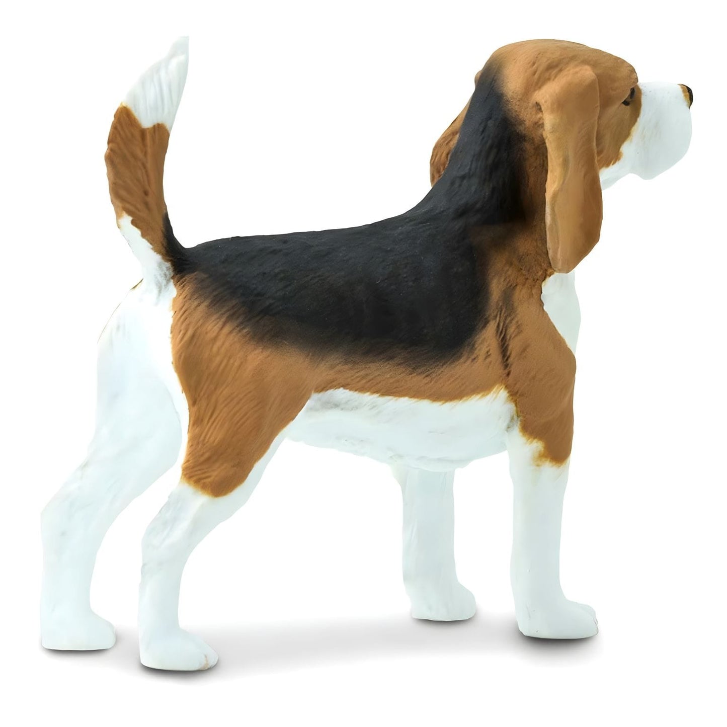 Detalhe da figura de borracha Beagle