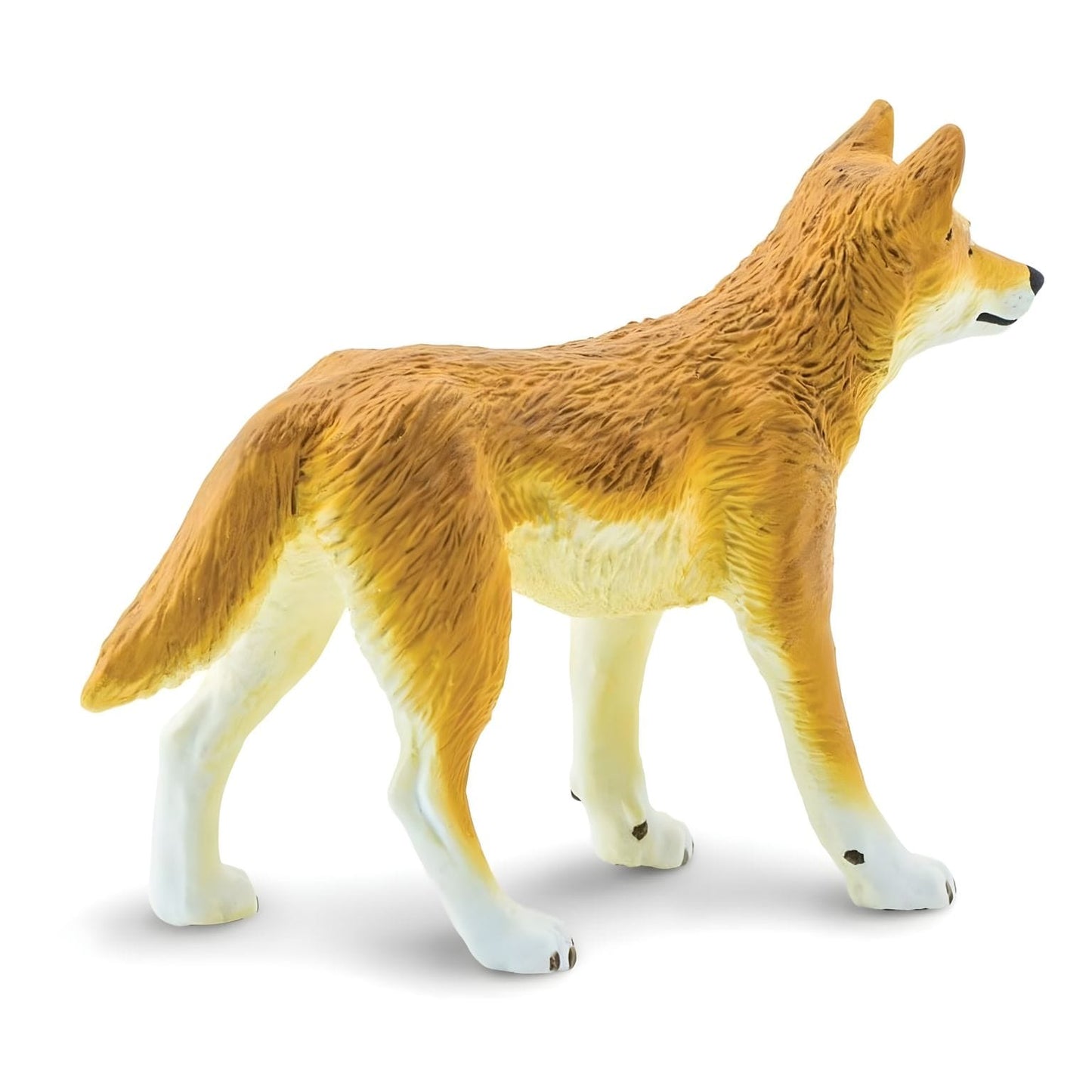 Dingo de brinquedo em figura de borracha