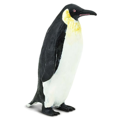 Pinguim Imperador em borracha de perfil