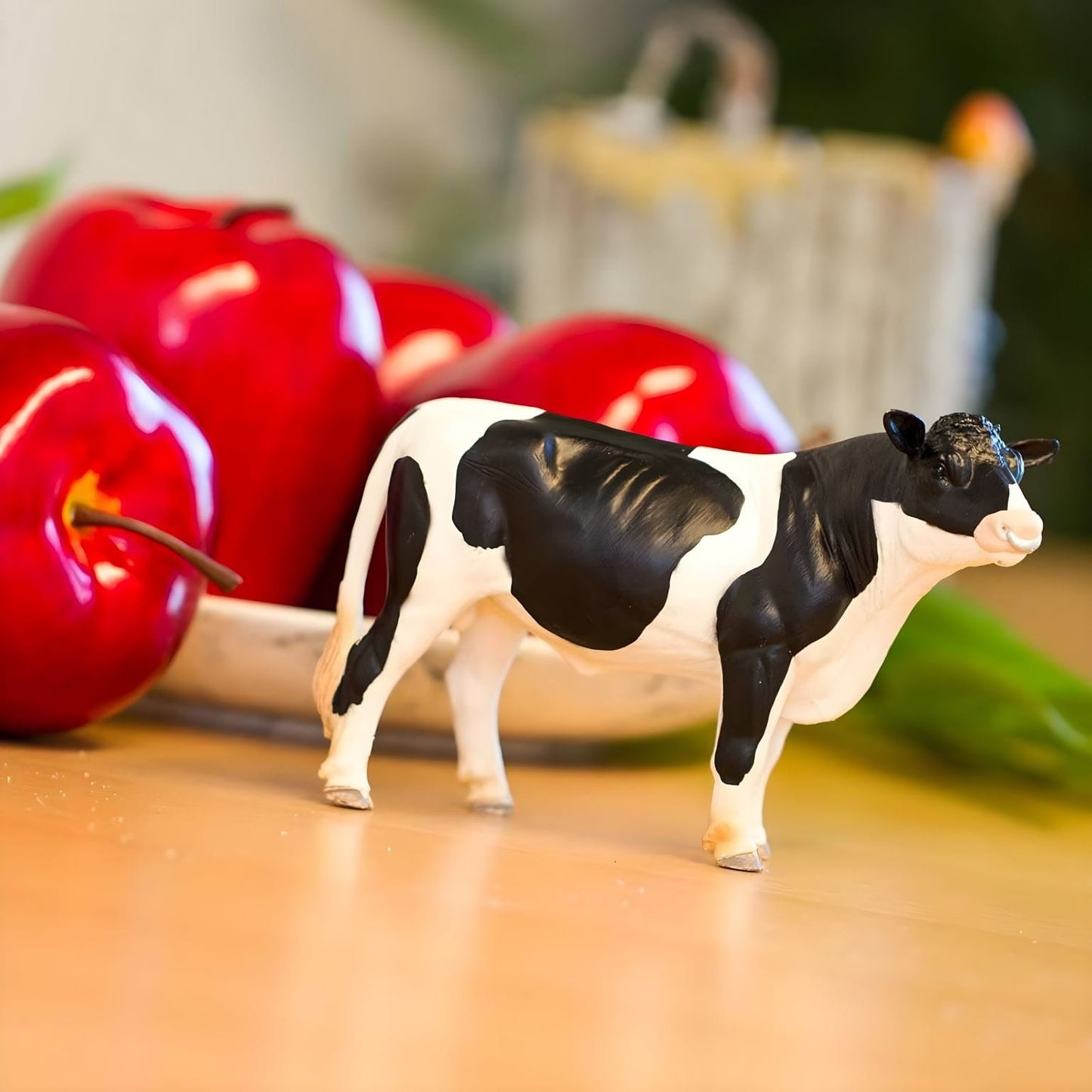 Animal de brinquedo Touro Holstein-malhado