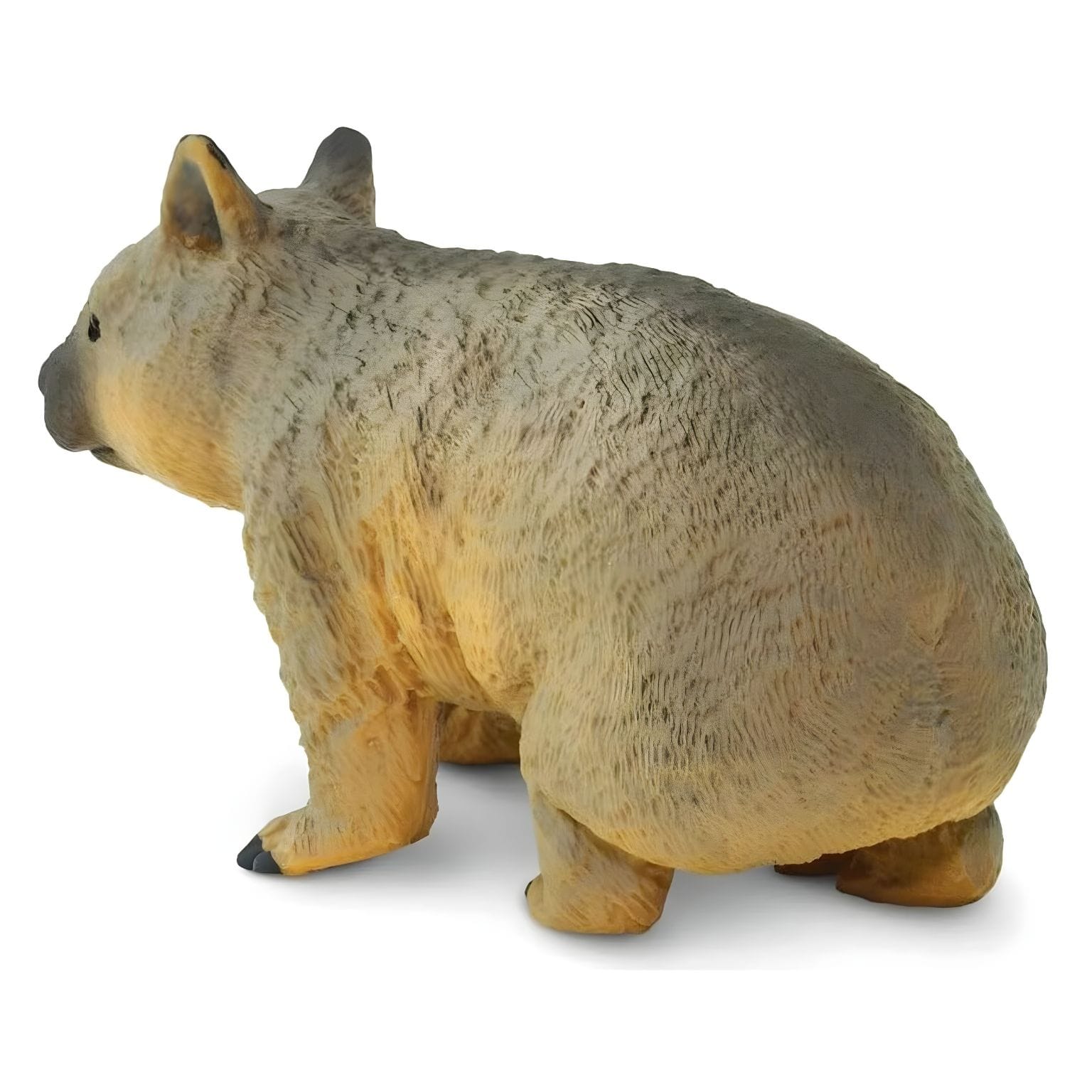 Figura de borracha Wombat em outra perspetiva