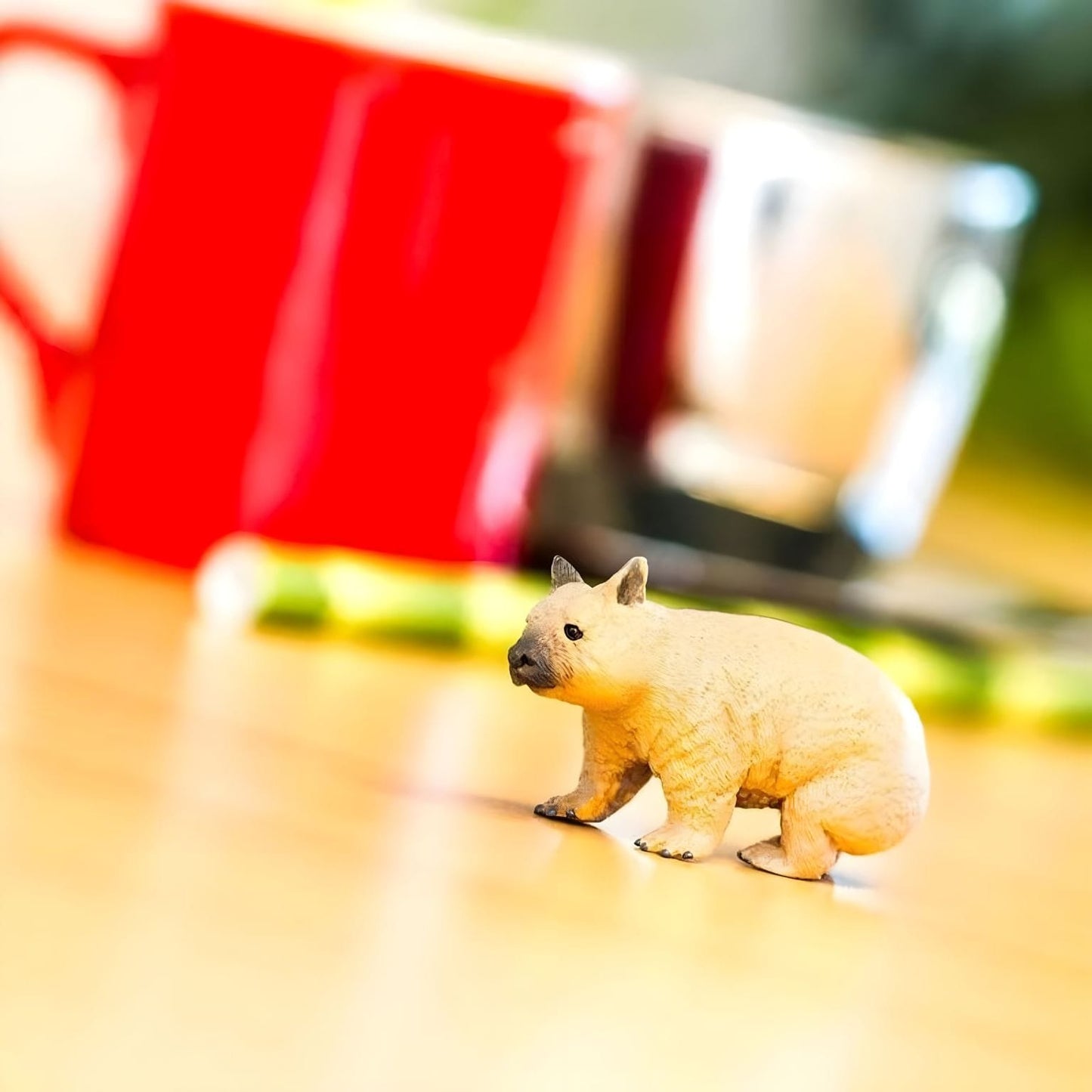 Figura de borracha Wombat vista adicional