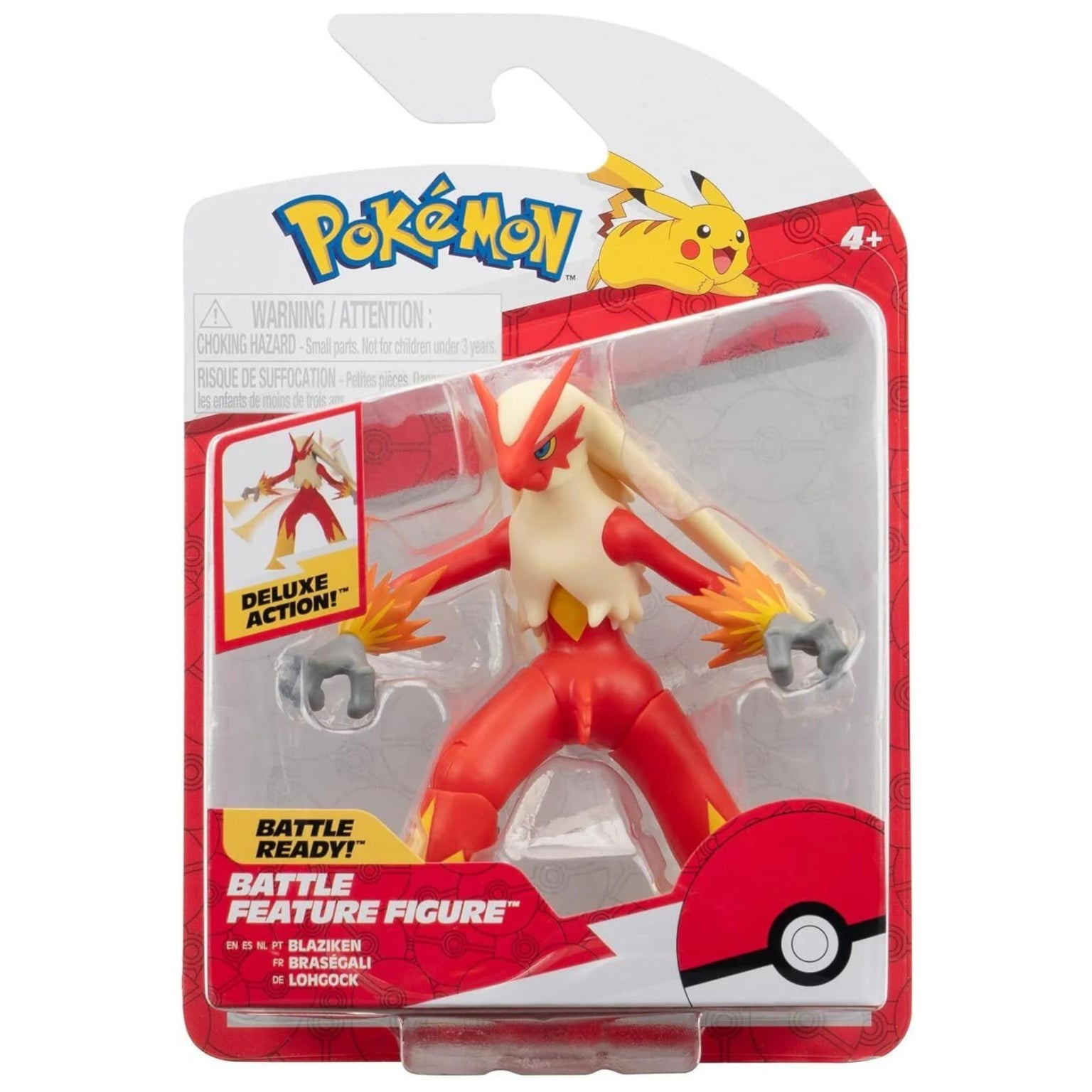 Figura de batalha Pokémon - Blaziken