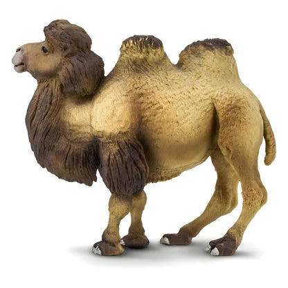 Figura de borracha Camelo Bactriano com duas bossas, vista lateral esquerda