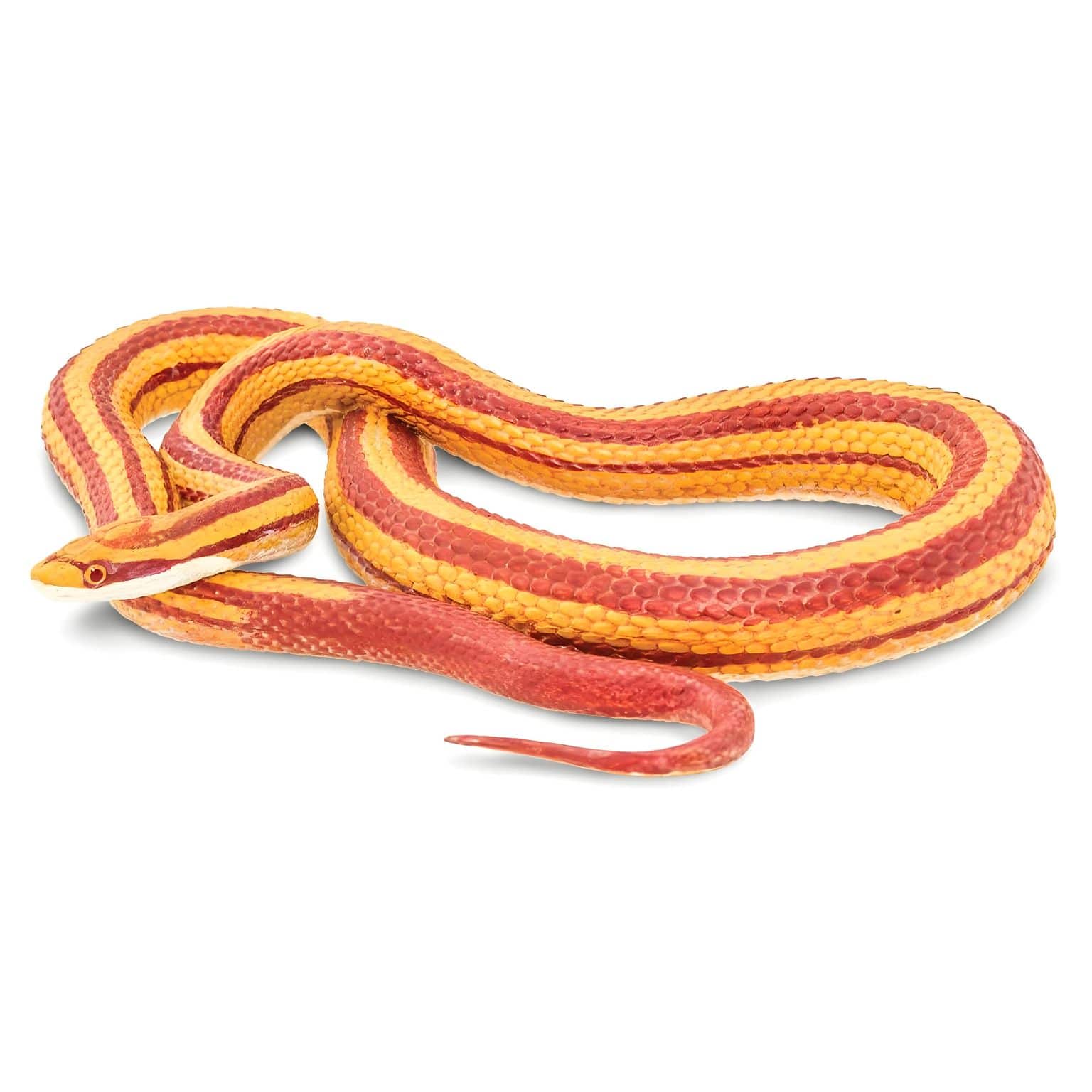 Figura de borracha cobra-do-milho para brincadeiras de natureza e aventura