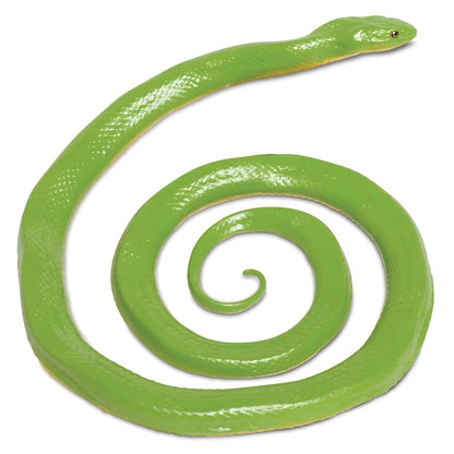 Figura de borracha Cobra Verde em destaque