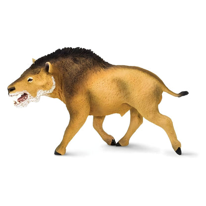 Figura de borracha Daeodon castanha de perfil