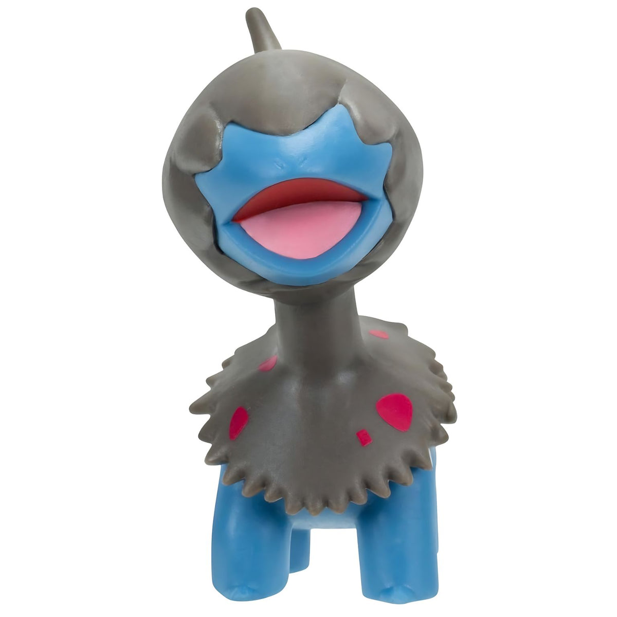 Figura Pokémon Deino azul-escura apresentada individualmente