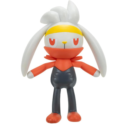 Figura Pokémon Raboot apresentada individualmente sobre fundo claro