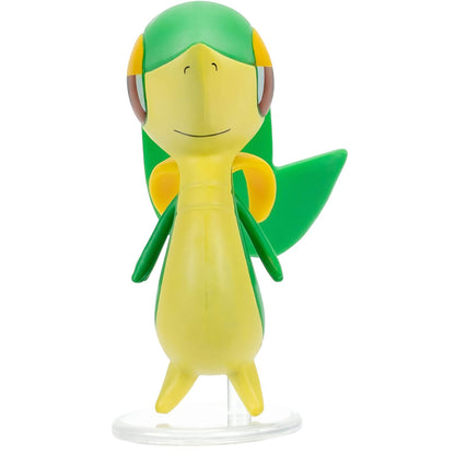 Figura Pokémon Snivy verde apresentada individualmente sobre fundo claro