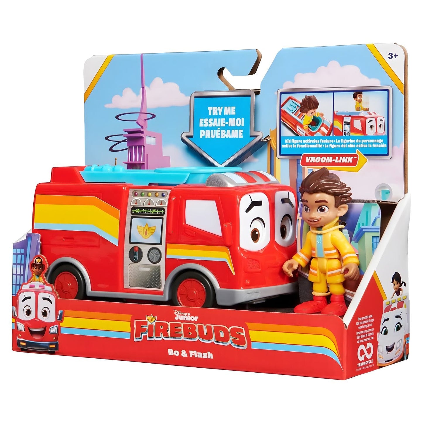 Disney Junior Firebuds Bo e Flash em missão de resgate