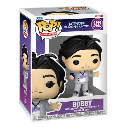 Funko POP! K-POP Demon Hunters Bobby na caixa