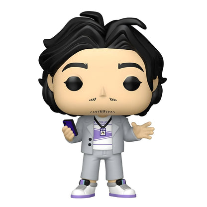Funko POP! Bobby com fato cinzento e telemóvel