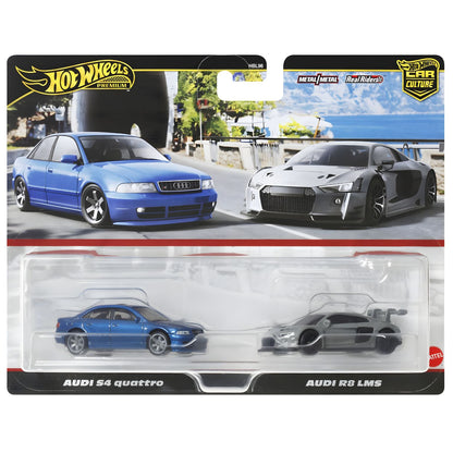 Hot Wheels Car Culture - Audi S4 Quattro e Audi R8 LMS