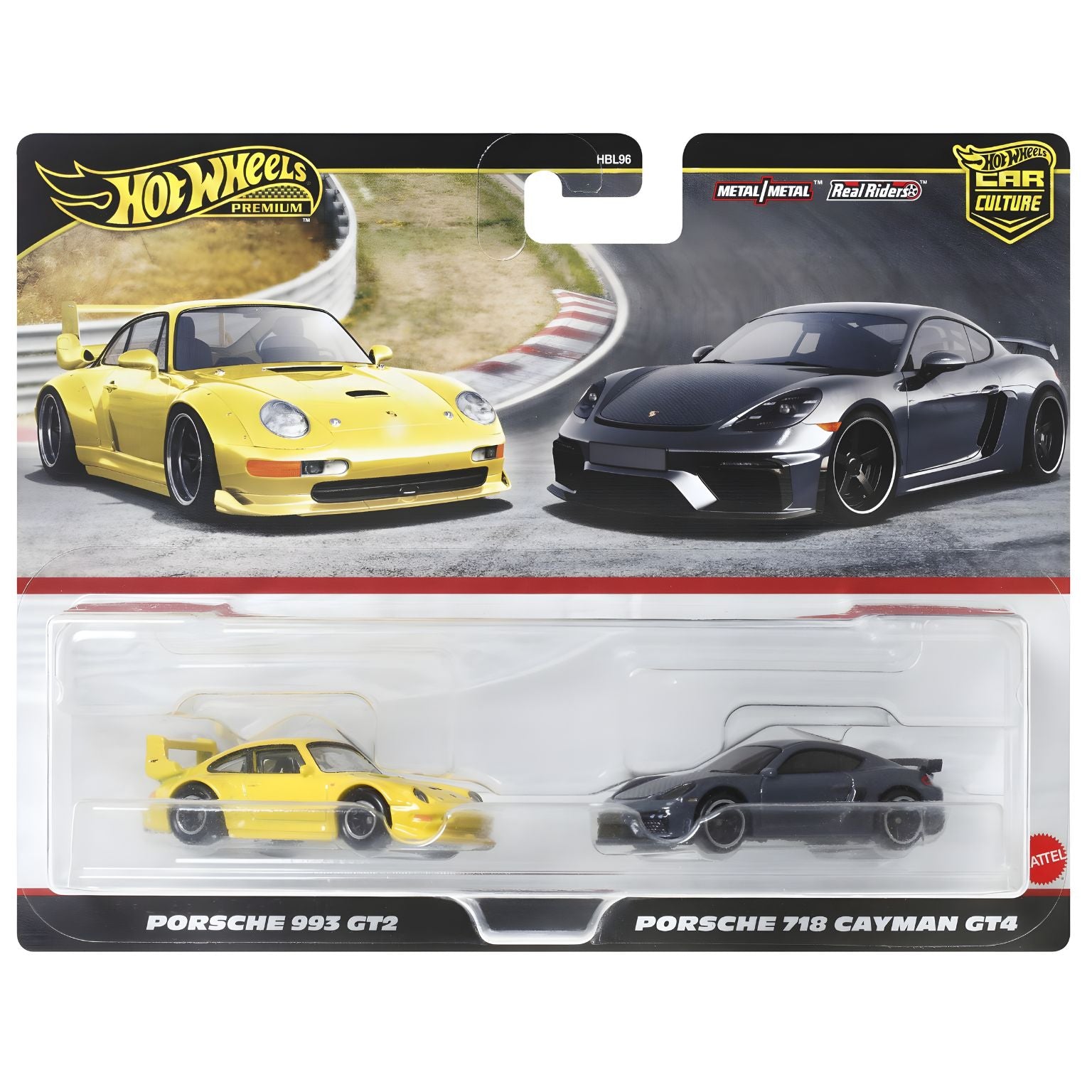 Hot Wheels Car Culture - Porsche 993 GT2 e Porsche 718 Cayman GT4