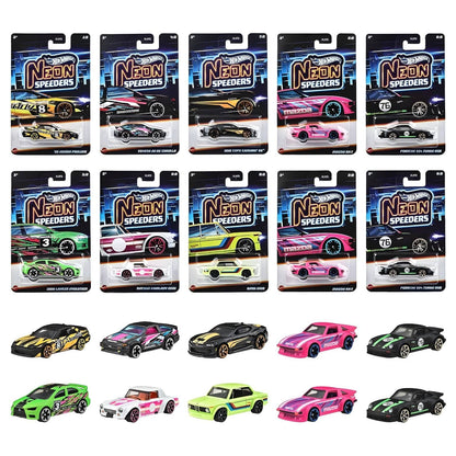 Hot Wheels Neon Speeders Mattel carrinhos coloridos com envio aleatório
