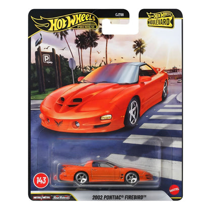 Hot Wheels Pontiac Firebird 2002 laranja carro desportivo em miniatura