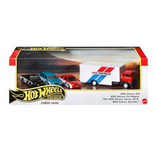 Hot Wheels Premium Car Culture Team Transport conjunto Team Transport com camião e carros de corrida BRE Datsun