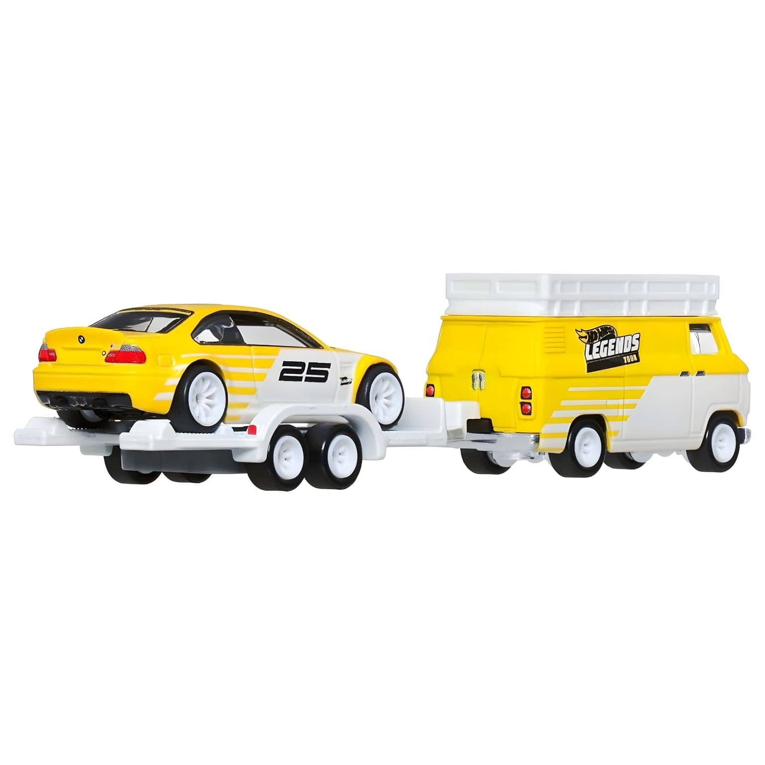 Hot Wheels BMW M3 e HW Rally Hauler - vista do conjunto