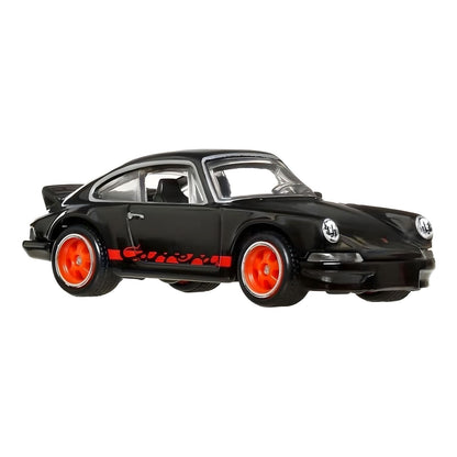 Porsche 911 Carrera RS 2.7 Hot Wheels Boulevard com acabamento preto e rodas Real Riders